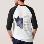 GRIJZE WOLF (Zie Cherokee Legend op rug) Shirt (Achterkant)