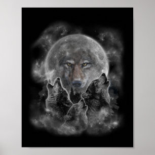 Grijze wolfjacht poster