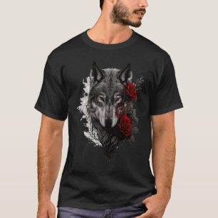 Grijze wolfsjacht Rozen Thorns Forest T-shirt