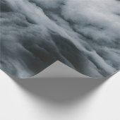 Grijze wolken schilderen cadeaupapier (Hoek)