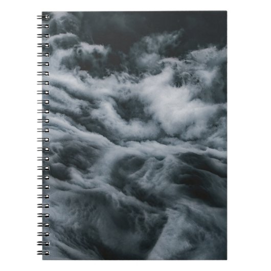Grijze wolken schilderen notitieboek (Voorkant)