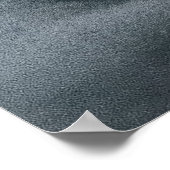 Grijze wolken schilderen poster (Hoek)