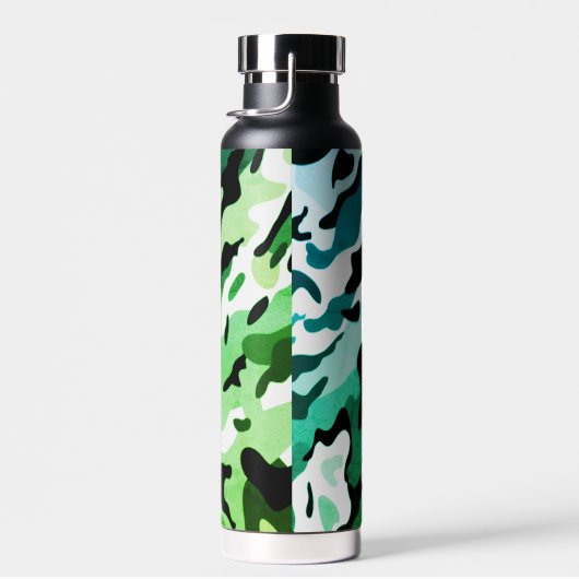 Grijze zand Greenleaf Camo Thor Copper Ingebroken Waterfles (Rechts)