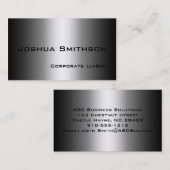 Grijze zandkorrels van Grijze standaardVisitekaart Visitekaartje (Voorkant / Achterkant)