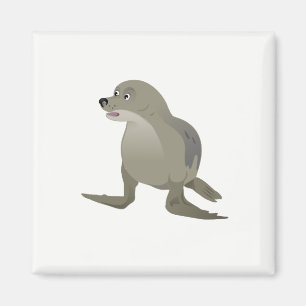 Grijze zeehond magneet