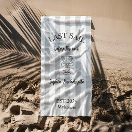 Grijze Zeevaart Bruidsmeisje | Laatste Zeiltocht v Strandlaken