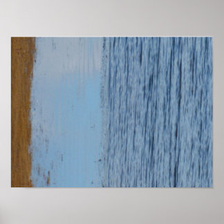 Grijze zeevogel links poster