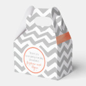 Grijze Zigzag en Koraalboog Bedankdoosjes (Achterkant)