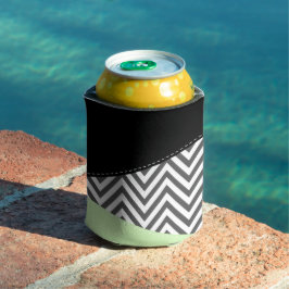 Grijze zigzag, Grijze Chevron, Zigzag Pattern, Min Blikjeskoeler