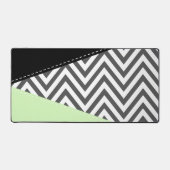 Grijze zigzag, Grijze Chevron, Zigzag Pattern, Min Bureaumat (Voorkant)