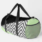 Grijze zigzag, Grijze Chevron, Zigzag Pattern, Min Plunjezak (Rechterhoek)