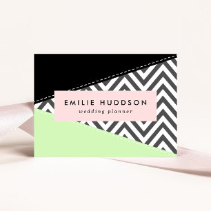 Grijze zigzag, Grijze Chevron, Zigzag Pattern, Min Visitekaartje