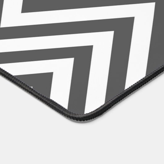 Grijze zigzag, Grijze Chevron, Zigzag Pattern, Paa Bureaumat (Hoek)