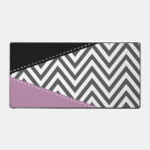 Grijze zigzag, Grijze Chevron, Zigzag Pattern, Paa Bureaumat (Voorkant)