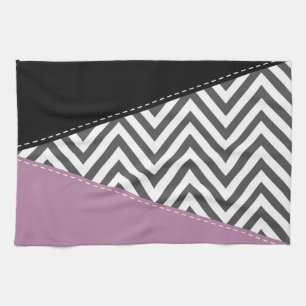 Grijze zigzag, Grijze Chevron, Zigzag Pattern, Paa Theedoek