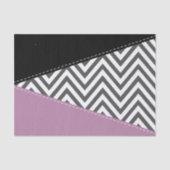 Grijze zigzag, Grijze Chevron, Zigzag Pattern, Paa Tissuepapier (Voorkant)