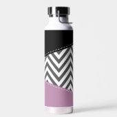 Grijze zigzag, Grijze Chevron, Zigzag Pattern, Paa Waterfles (Links)