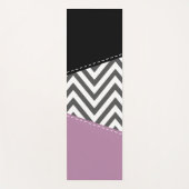 Grijze zigzag, Grijze Chevron, Zigzag Pattern, Paa Yogamat (Voorkant)