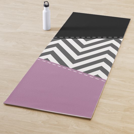 Grijze zigzag, Grijze Chevron, Zigzag Pattern, Paa Yogamat (In situ)