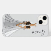 Grijze Zodiac Gemini Goddess Custom Case-Mate iPhone Case (Achterkant (horizontaal))