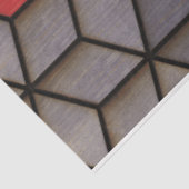 Grijze zwarte kubussen tissuepapier (Detail)