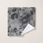 Grijze zwarte marmer Delicado #1 #muur #decor #art Bad Handdoek (Wasdoekje)