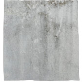 Grijze zwarte mortierwand douchegordijn (Voorkant)