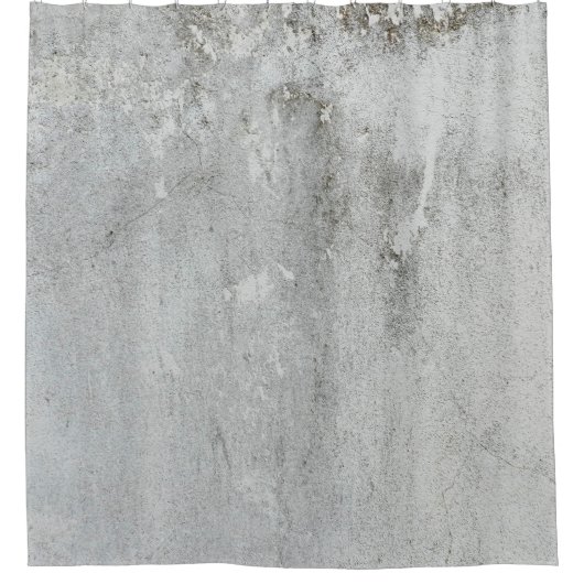 Grijze zwarte mortierwand douchegordijn (Voorkant)