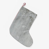 Grijze zwarte mortierwand kleine kerstsok (Voorkant (Hangend))