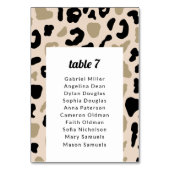 Grijze zwarte pleisters op beige. Tabel N Kaart (Voorkant)