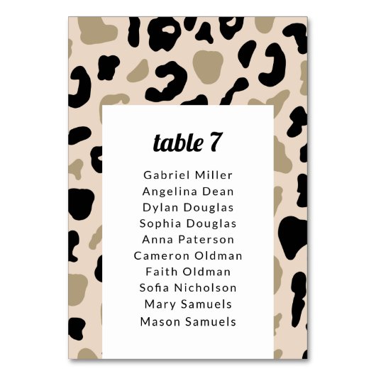 Grijze zwarte pleisters op beige. Tabel N Kaart (Voorkant)