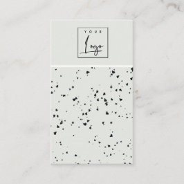 Grijze zwarte Terrazzo Textuur Stud die beeldscher Visitekaartje