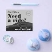 Grijze zwarte toonelegante motorfiets flyer (Enkel)