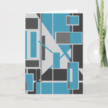 Grijze zwarte Turquoise Abstracte metrokaart MCM K