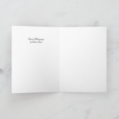 Grijzelige Beer-glimlach; Happy Birthday Kaart (Binnen)