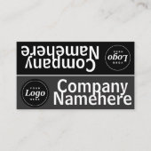 Grijzige Dual Visitekaartje (Voorkant)