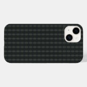 Grijzige stalen naadloos patroon Case-Mate iPhone case (Achterkant (horizontaal))