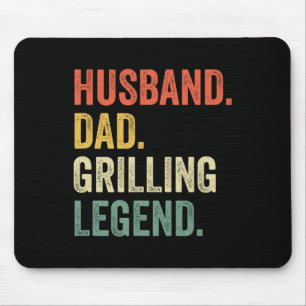 Gril BBQ Vader Grappige Man Grill Papa Legende Muismat