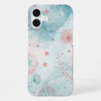 Grilheid in roze en blauw iPhone 16 plus hoesje