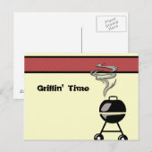 GRILL AAN BRIEFKAART (Voorkant / Achterkant)