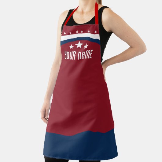 Grill als een patriot: Amerikaanse vlag BBQ Schort (Insitu)