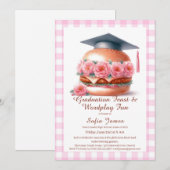 Grill and Chill Graduation Party Invitation Kaart (Voorkant / Achterkant)