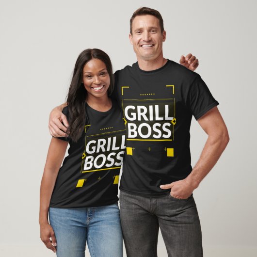 Grill Baas T-shirt | Grappig BBQ Cadeau voor Cooko (Unisex)