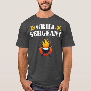Grill BBQ Steak Meat Smoker Barbecue Grill Master T-shirt