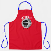 Grill Boss Schort - Gepersonaliseerde BBQ Chef Gif (Voorkant)