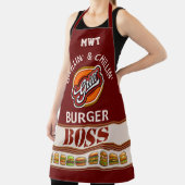 Grill Burger Baas All-Over Print Schort (Insitu)