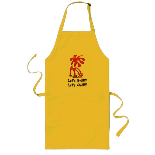 Grill & Chill Apron Lang Schort (Voorkant)