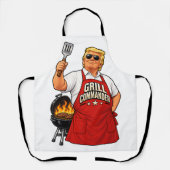 Grill Commander Barbecue Picknick Schort (Voorkant)
