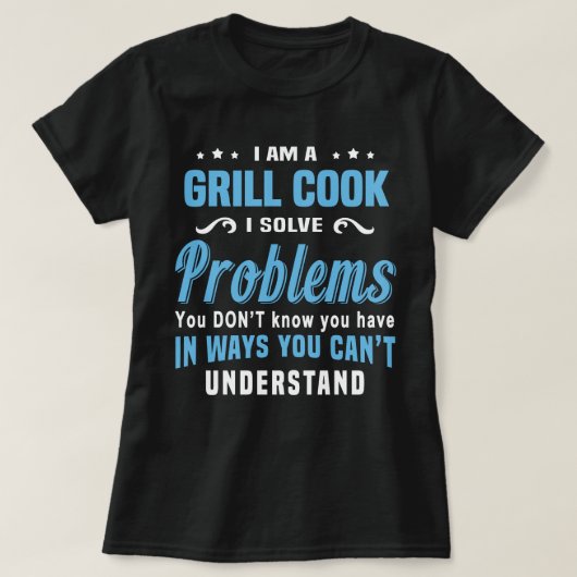Grill Cook T-shirt (Design voorkant)