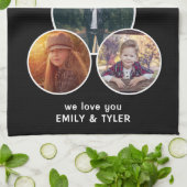 Grill Dad Modern Black Oval 3 Fotopriester Day Theedoek (Gevouwen)